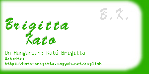 brigitta kato business card